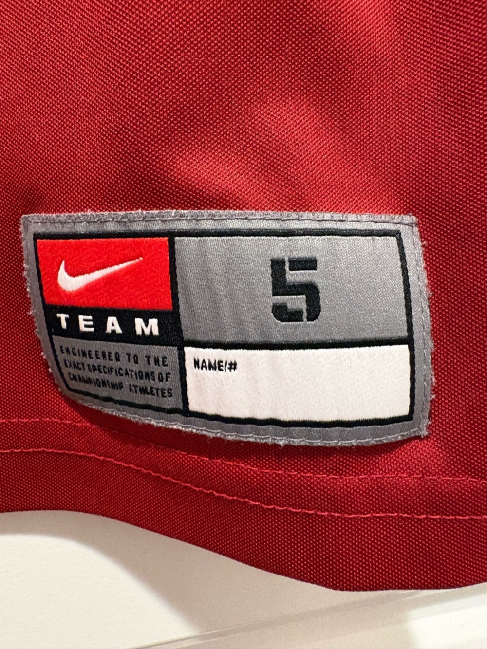 Washington State University Youth Nike Team Jersey #1 - size youth 5 - Picture 3 of 6